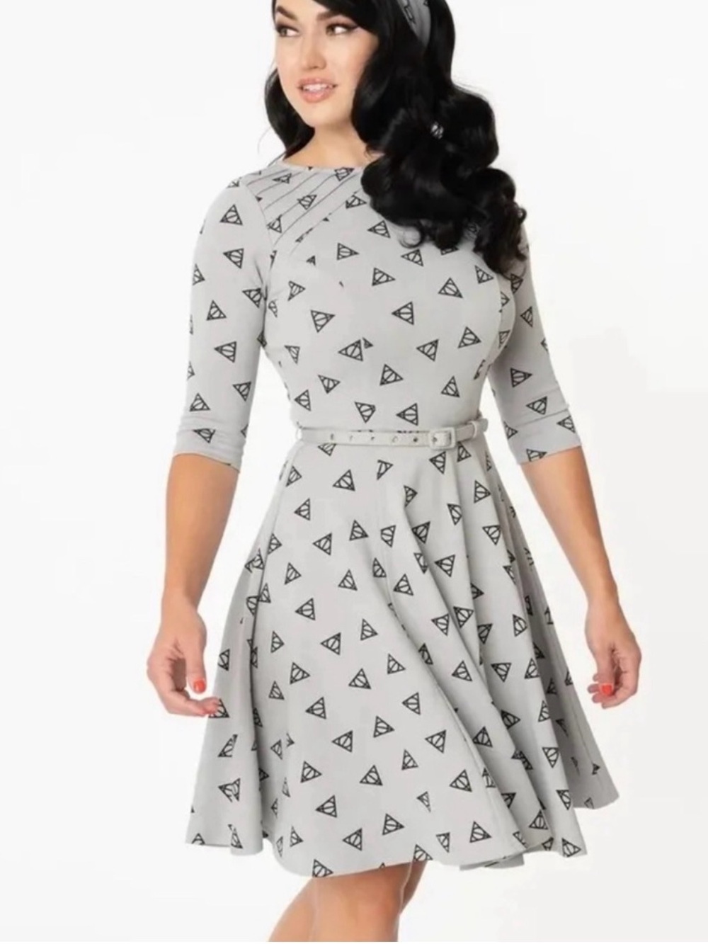 M Unique Vintage Harry Potter Deathly Hallows dress